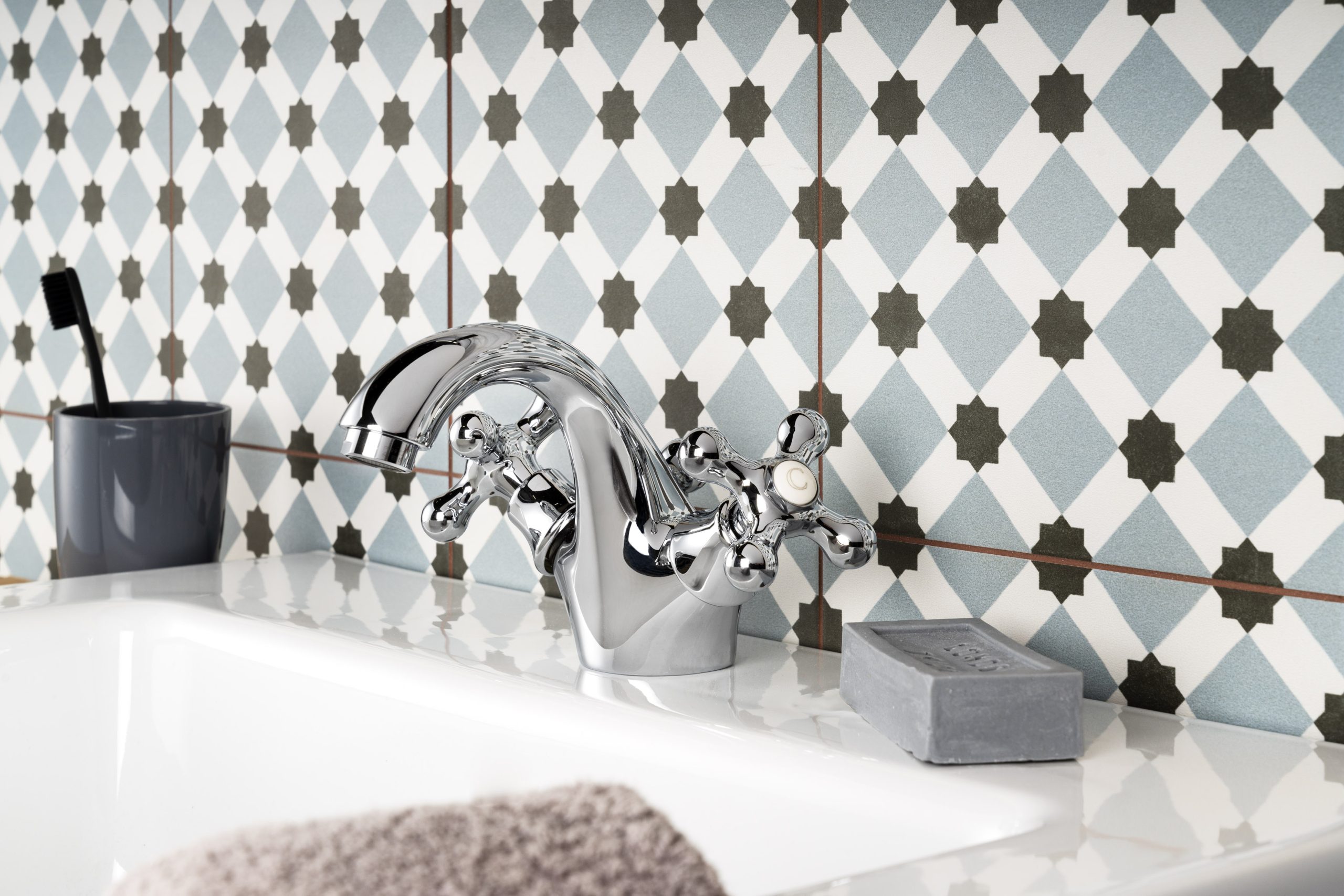 Grange Design Leonardo Mono Basin Mixer Chrome