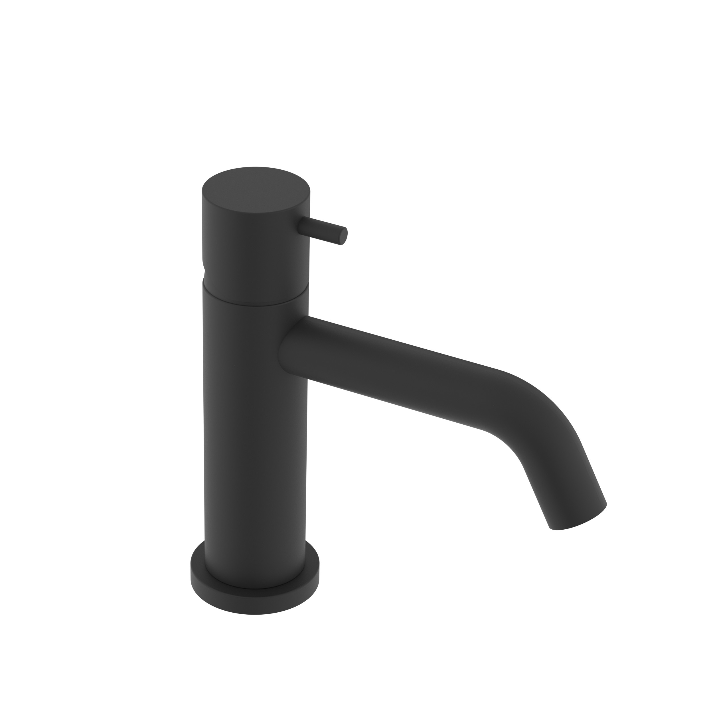 Atlantic Single Lever Mono Basin Mixer Matt Black
